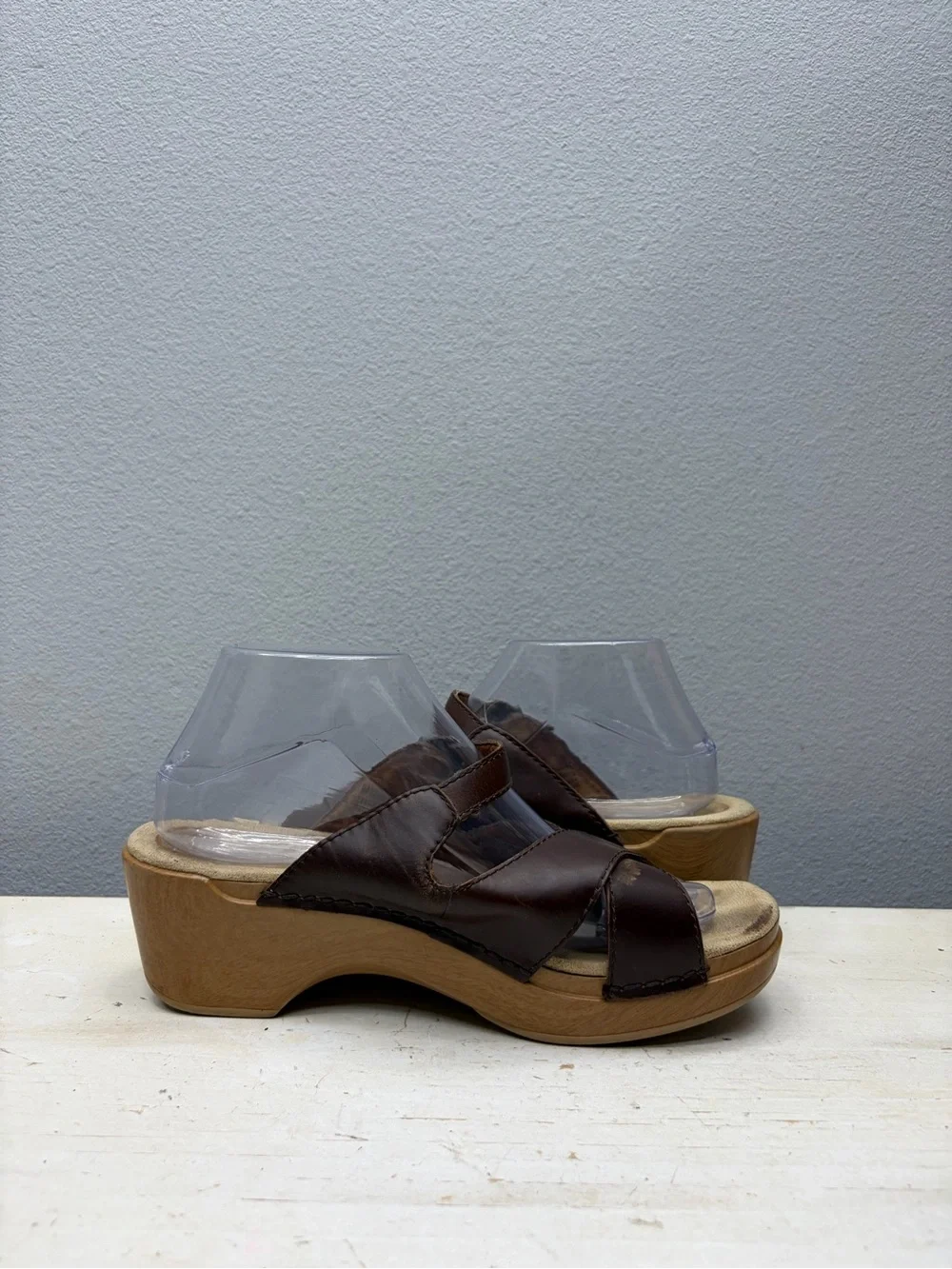 Dansko Brown Leather Sela Sandals Size 40